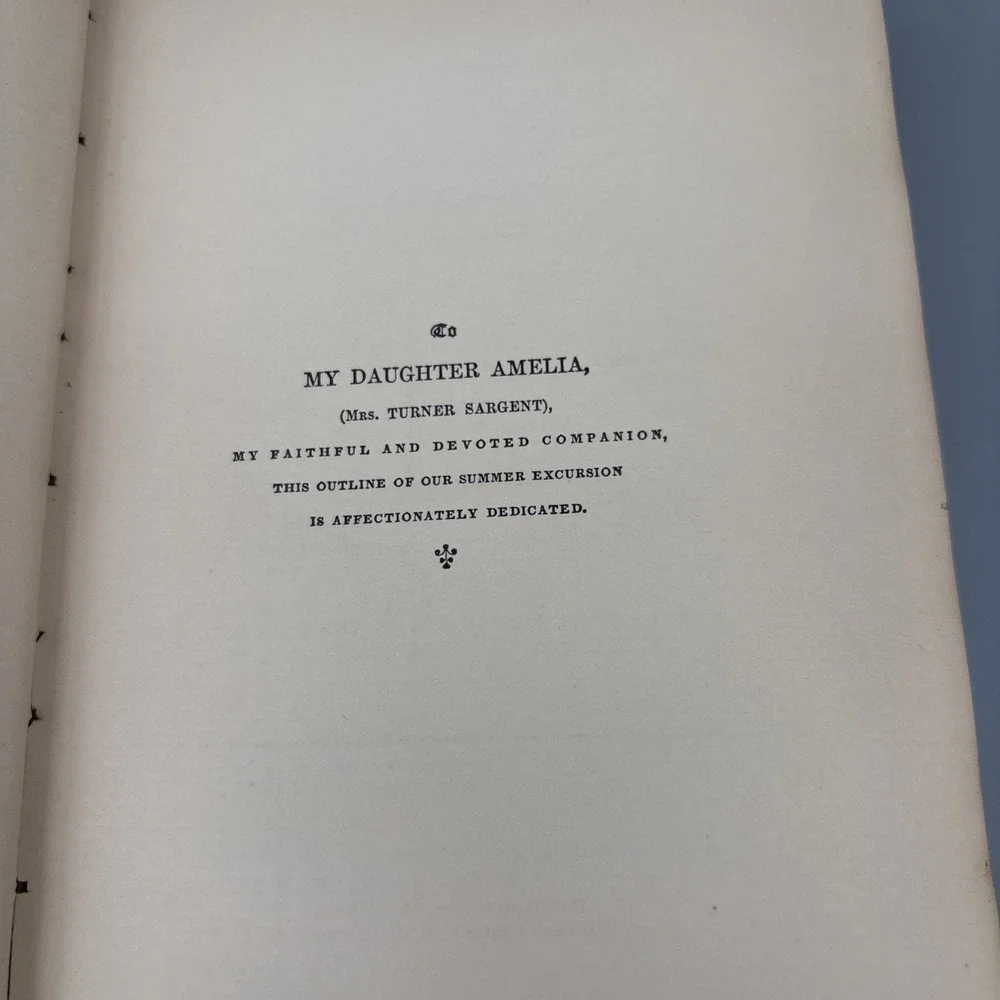 1887 OLIVER‎ WENDELL HOLMES ONE HUNDRED DAYS IN EUROPE HC Riverside Press